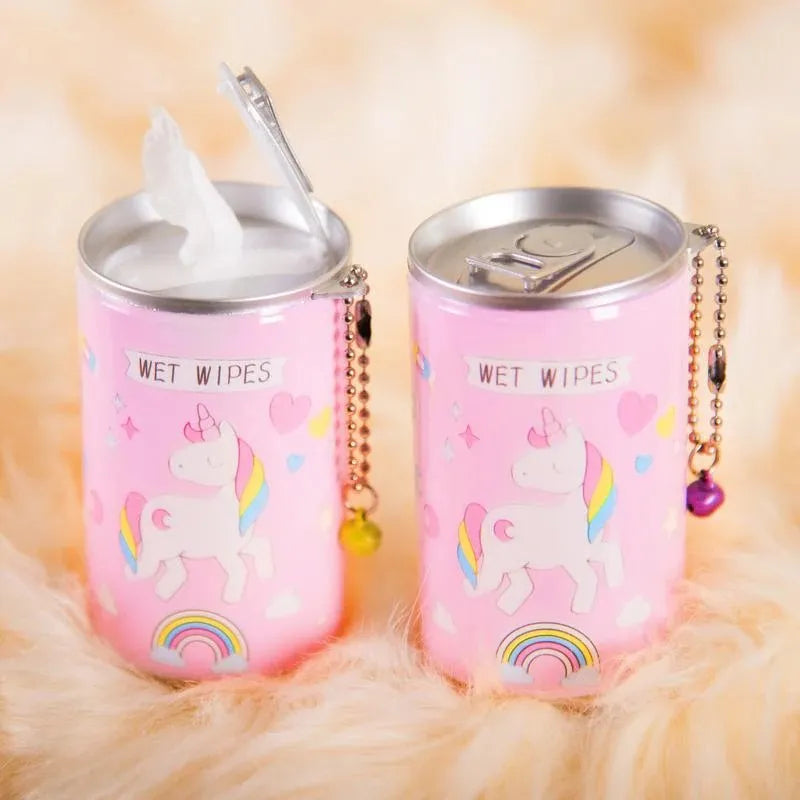 Mini Portable Wet Wipes Tissue Can